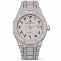 925 AM Moissanite Flooded AP Royal Oak [ARABIC DIAL] (Copy)