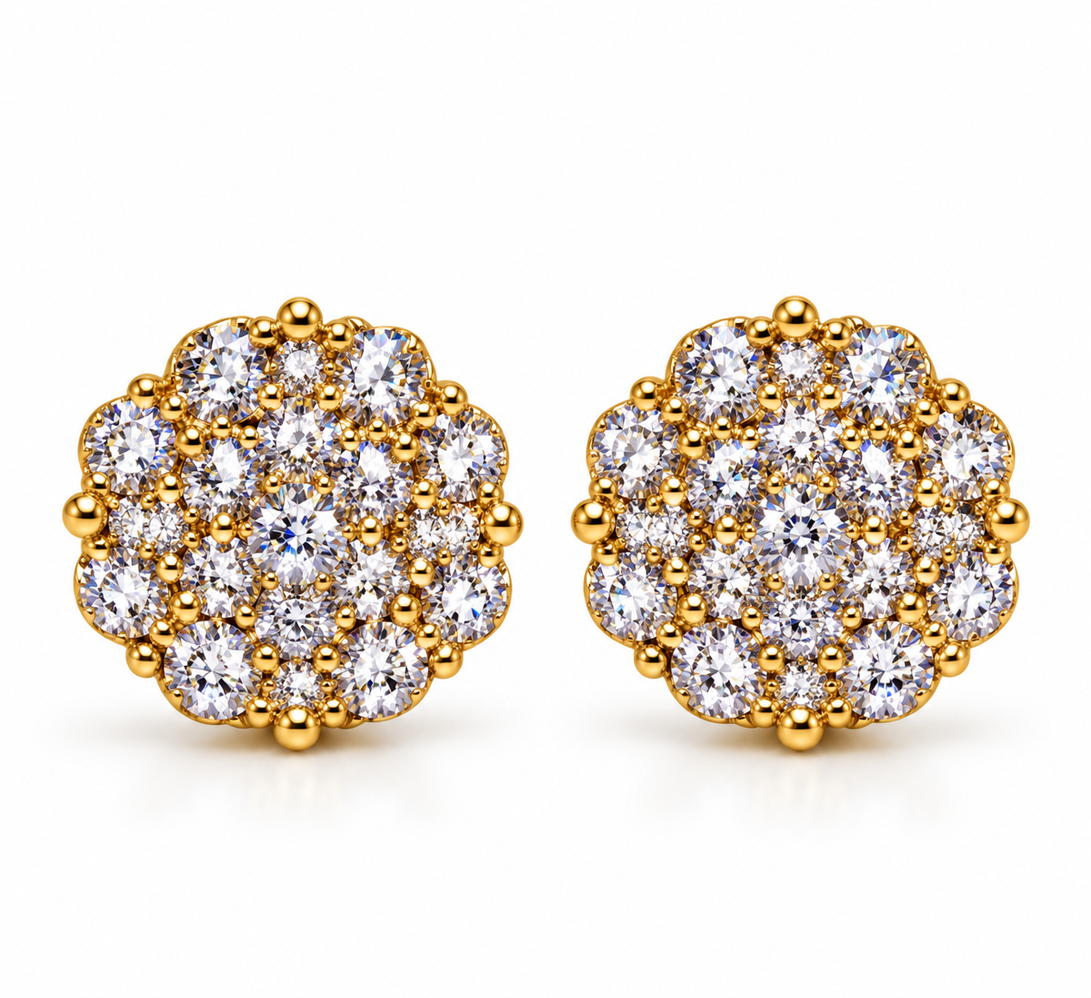 10K 0.46 CTW CVD Lab Earrings