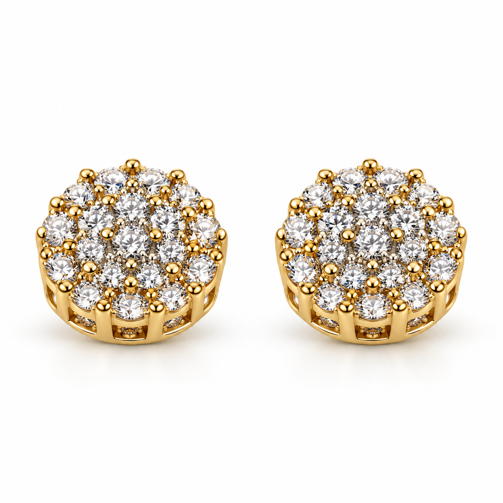 10K 0.35 CTW CVD Lab Earrings L