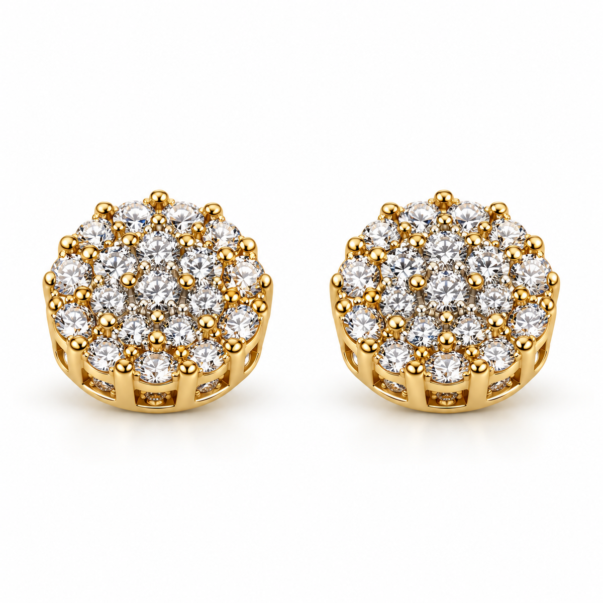 10K 0.35 CTW CVD Lab Earrings L