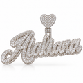 "MAY" Custom silver Moissanite pendant (Copy 2)