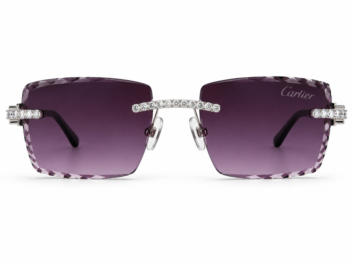 AM Moissanite Flooded Cartier Buffs