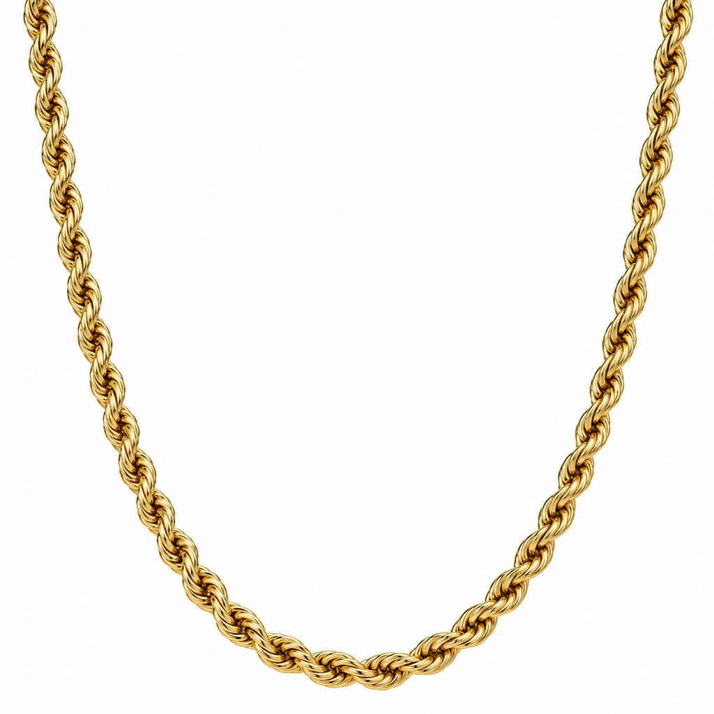 14K 4mm Rope Chain