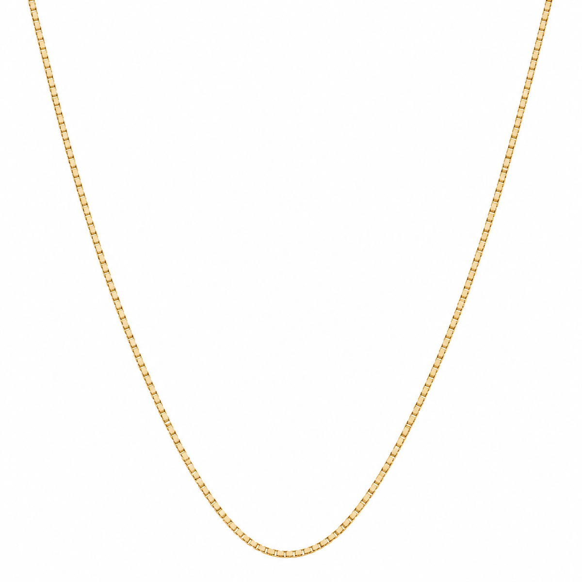 14K 0.8mm Box Chain