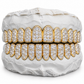 10K Moissanite Gold Jumbo Set Grillz