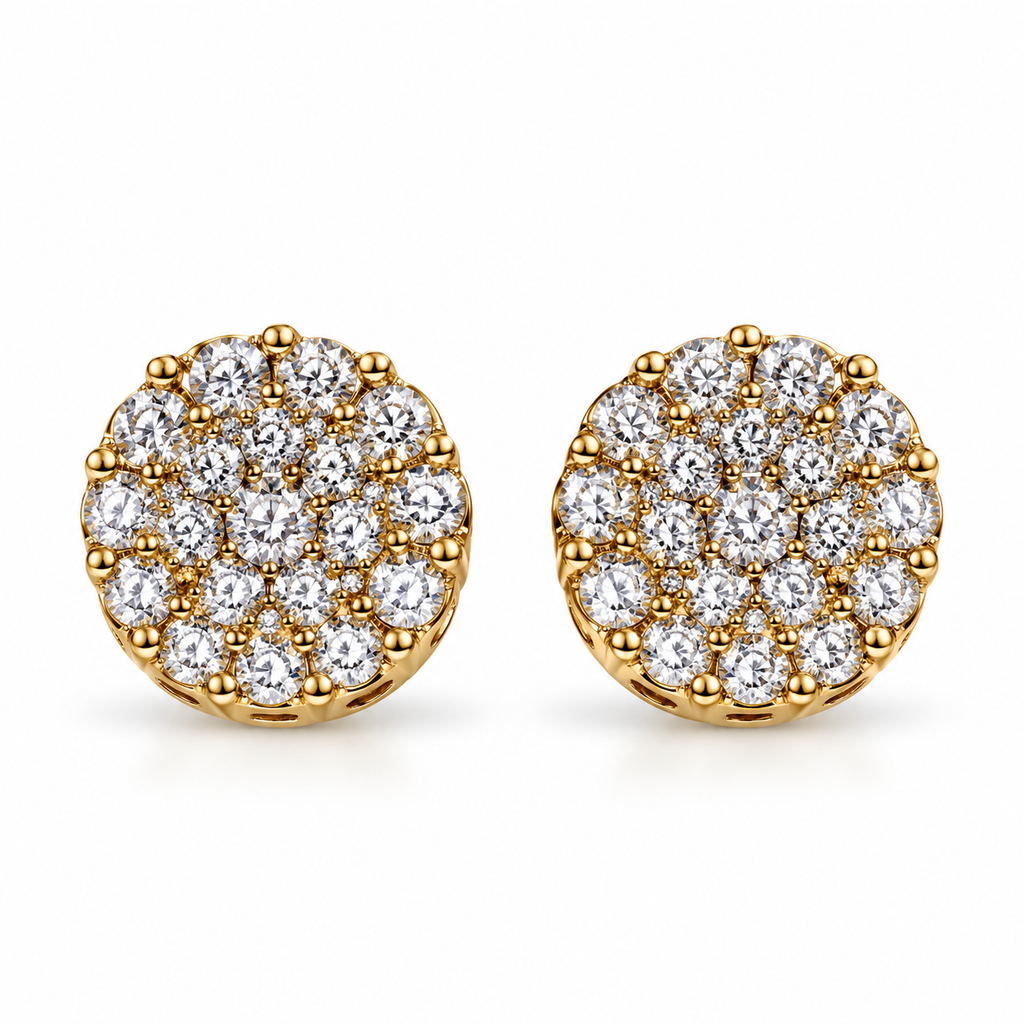 10K 0.35 CTW CVD Lab Earrings L