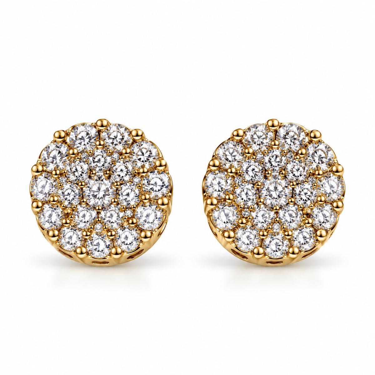 10K 0.35 CTW CVD Lab Earrings L