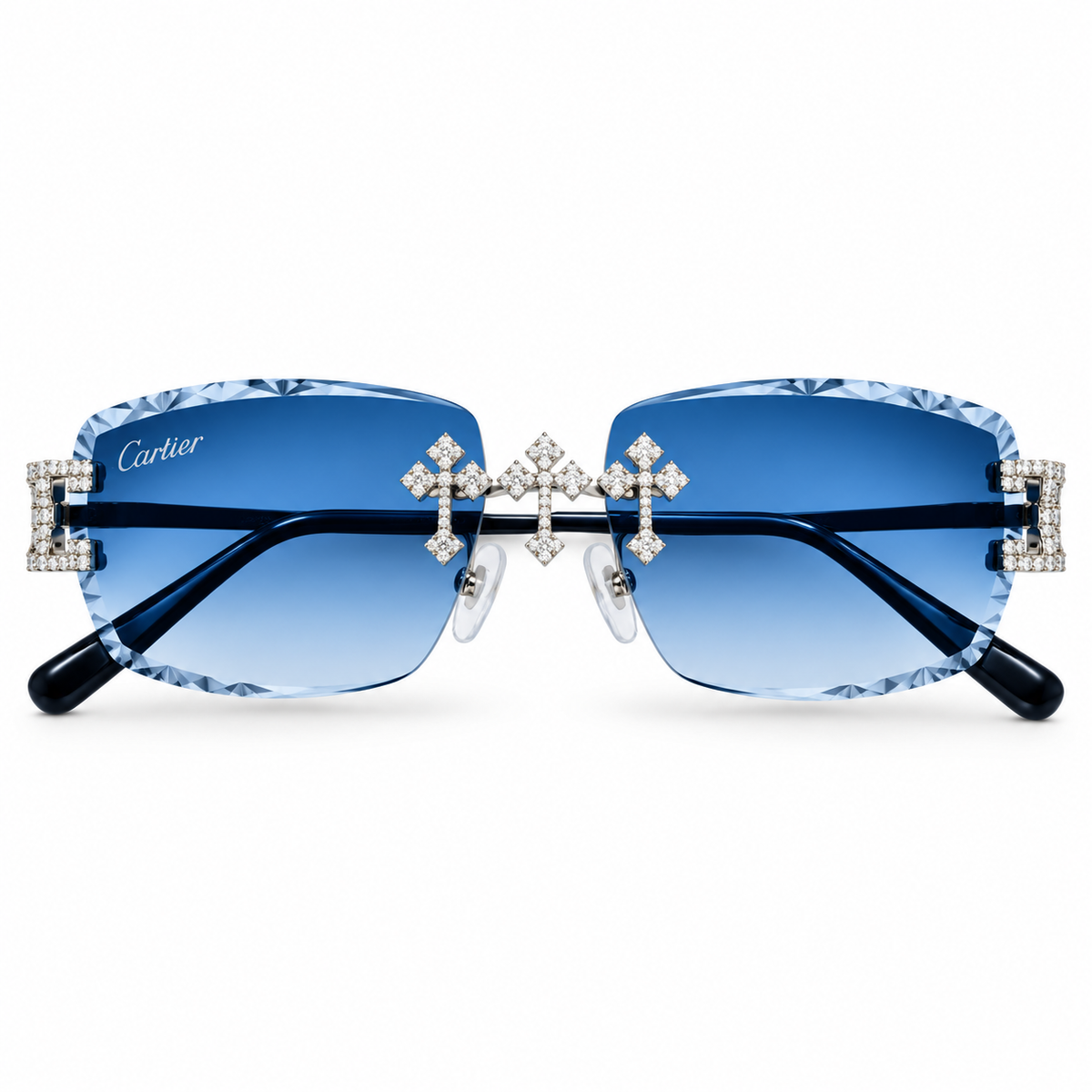 AM Moissanite Flooded Cartier Buffs