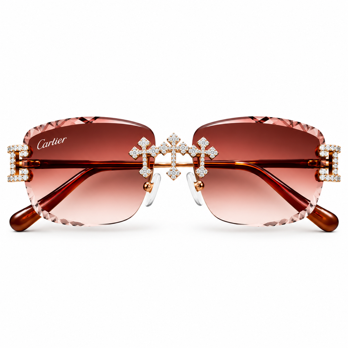 AM Moissanite Flooded Cartier Buffs