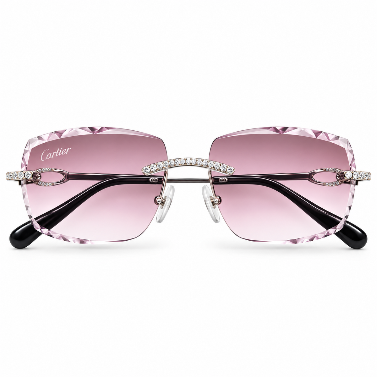 AM Moissanite Flooded Cartier Buffs