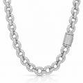 925 8mm Moissanite Inifinity Chain
