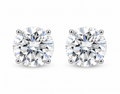925 3ctw Moissanite Solitaire Earrings