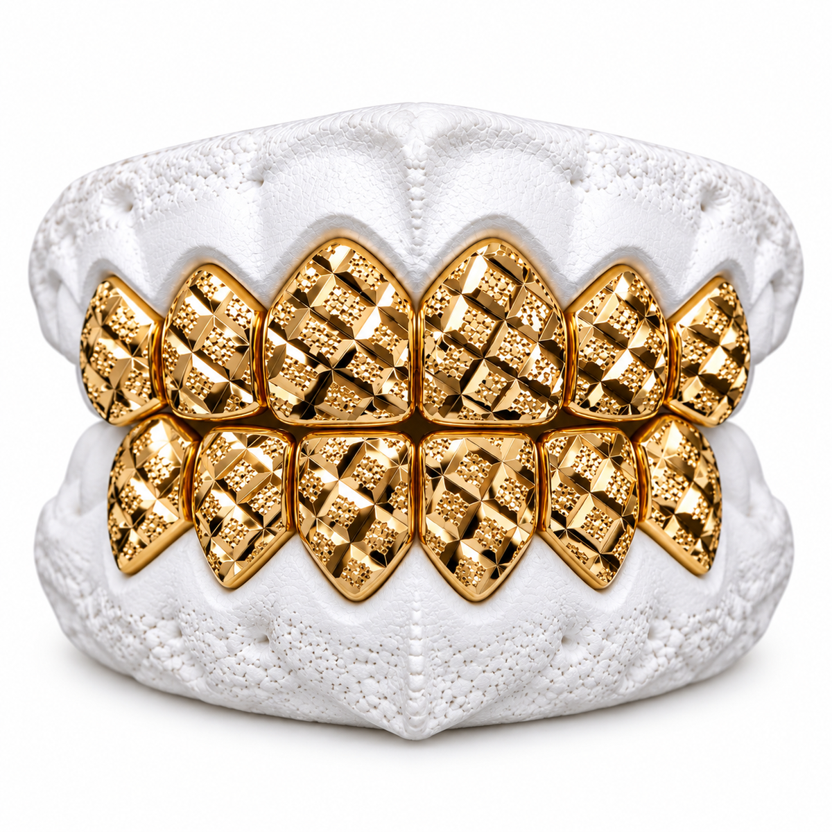 Perm Cut Diamond Cut + Diamond Dust Grillz