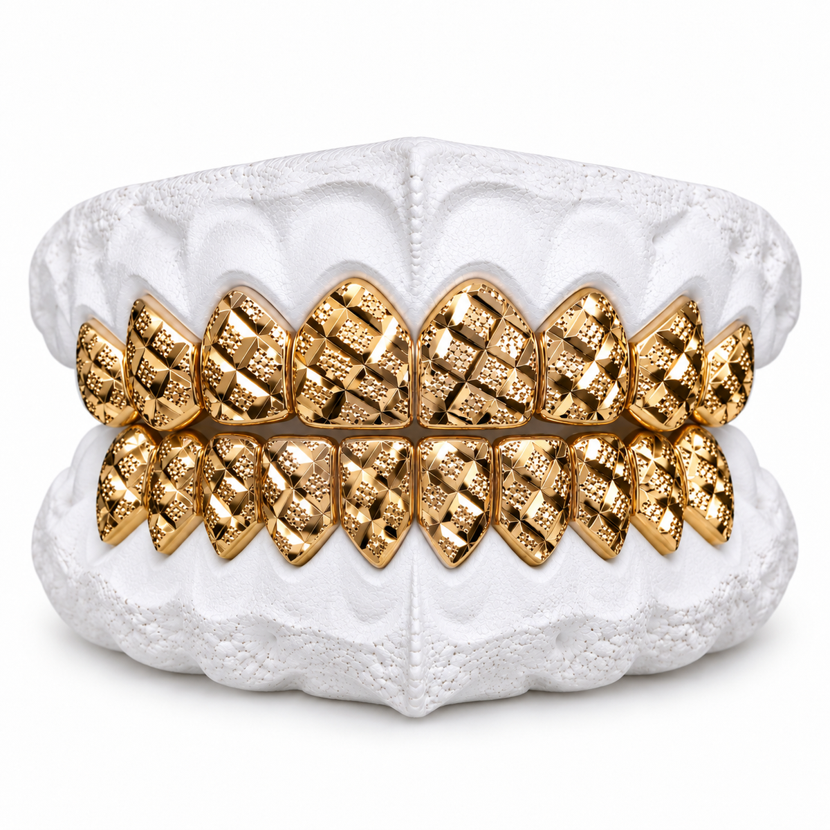 Perm Cut Diamond Cut + Diamond Dust Grillz