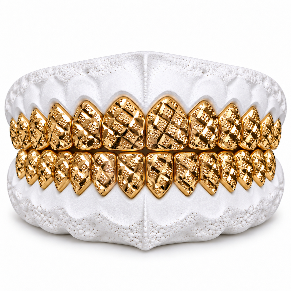 Perm Cut Diamond Cut + Diamond Dust Grillz