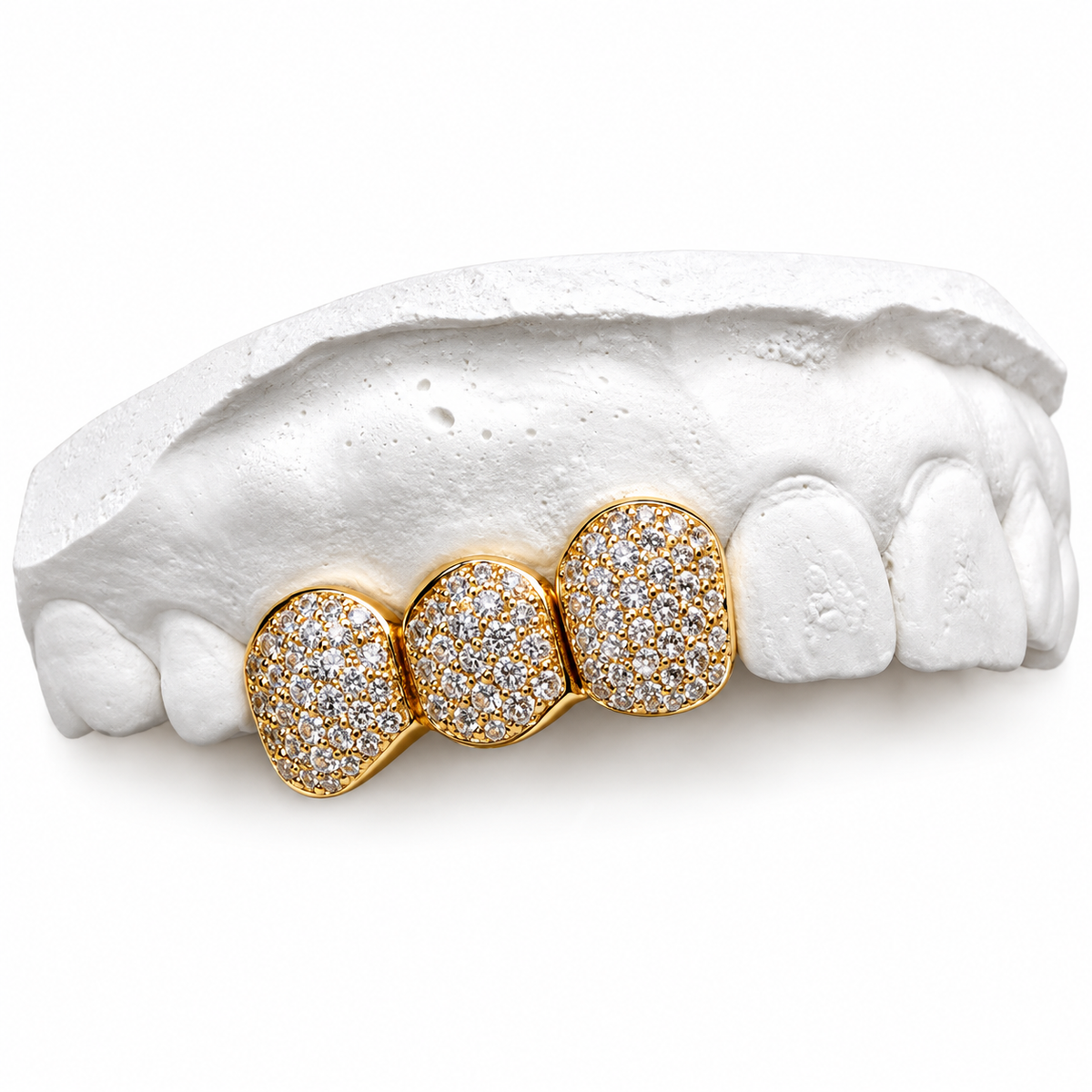 ICED TRIPLE CAP VVS NATURAL GRILLZ