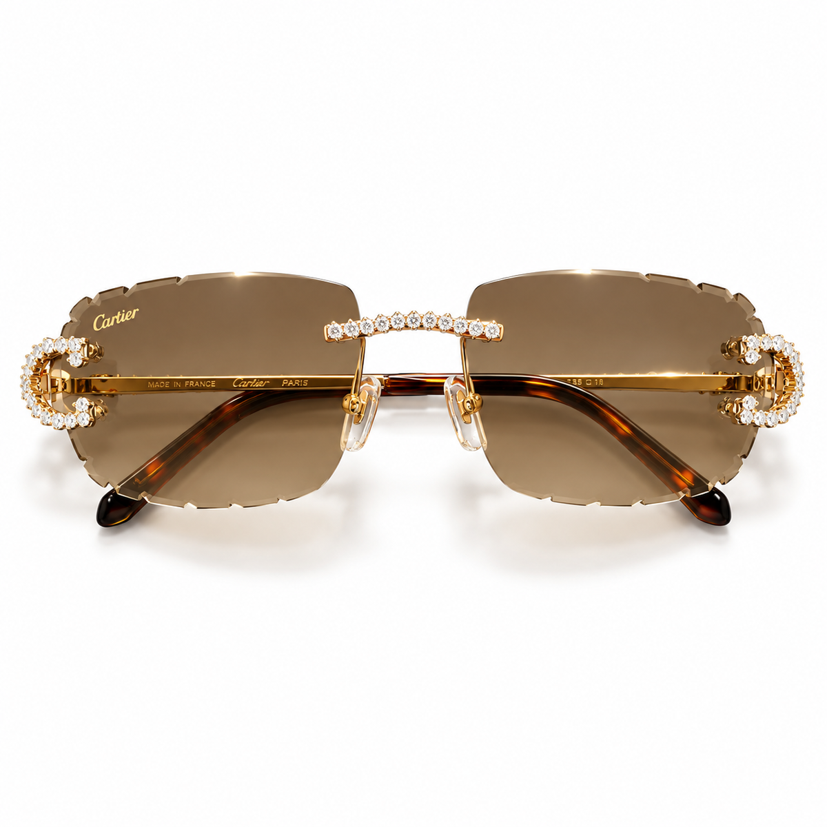 AM Moissanite Flooded Cartier Buffs