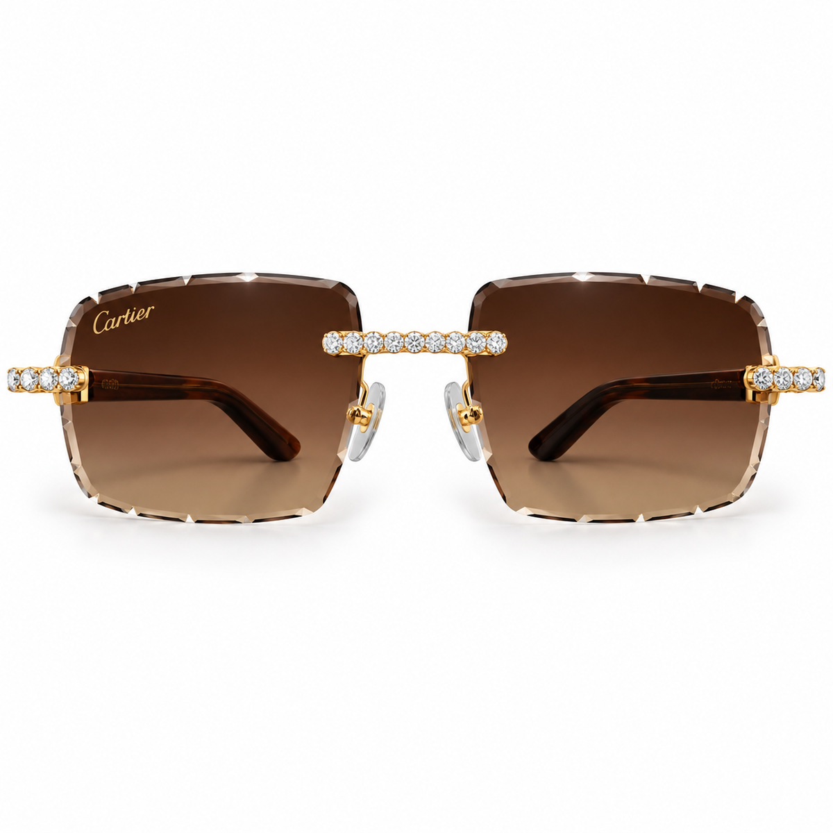 AM Moissanite Flooded Cartier Buffs