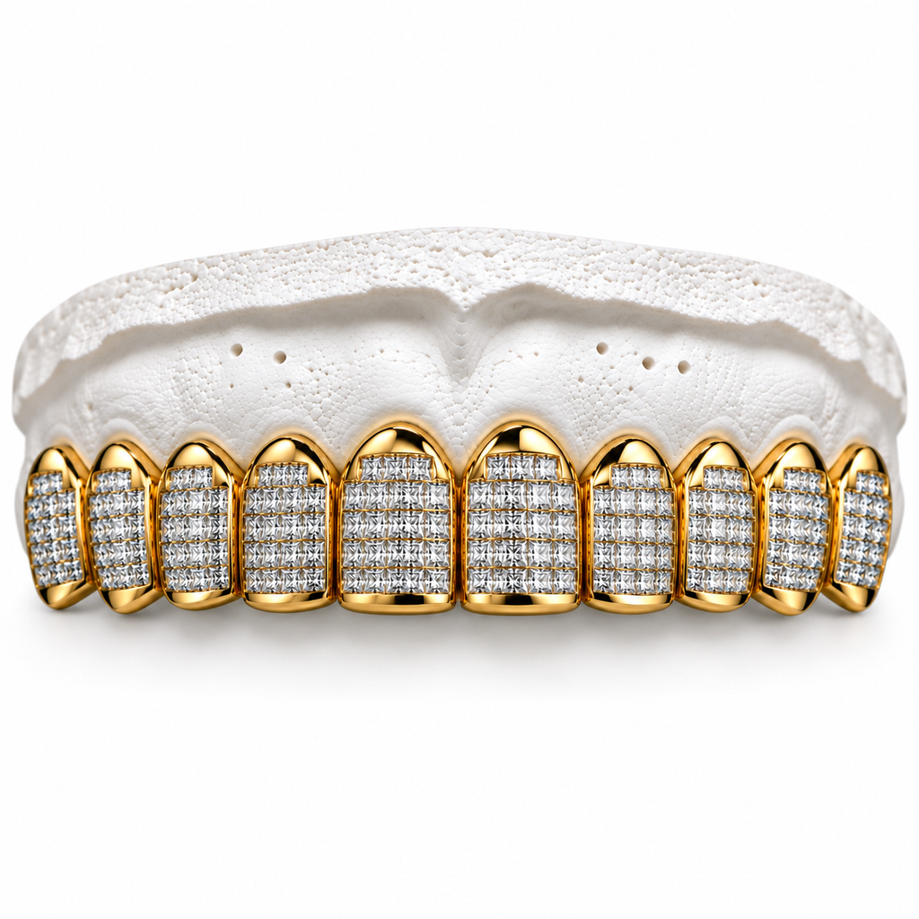 10K INVISIBLE SET GRILLZ