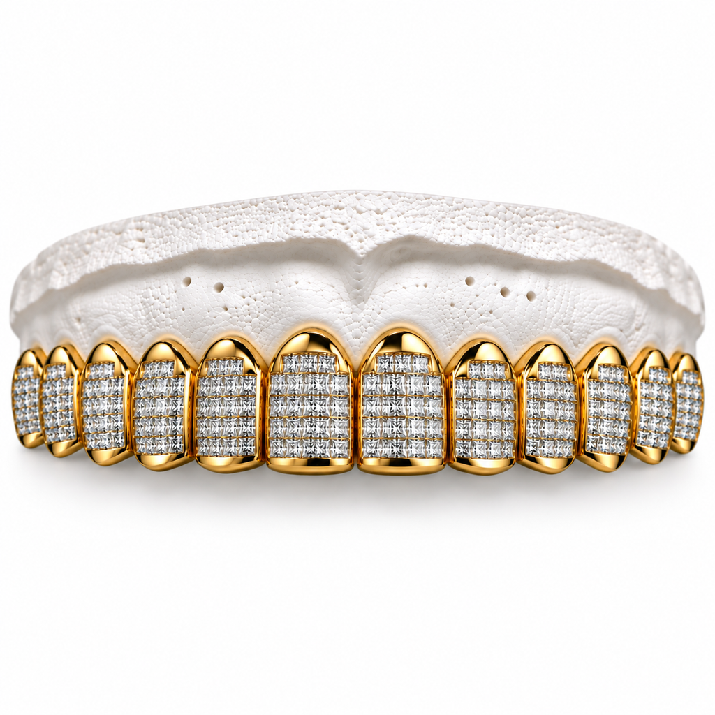 10K INVISIBLE SET GRILLZ