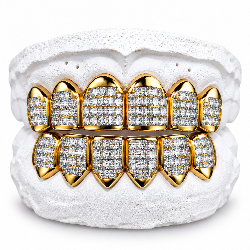 10K INVISIBLE SET GRILLZ