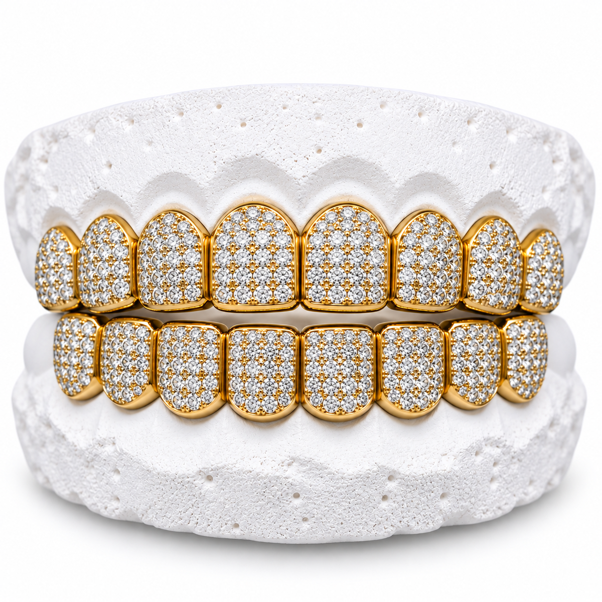 10K TEETH STRAIGHT SET GRILLZ