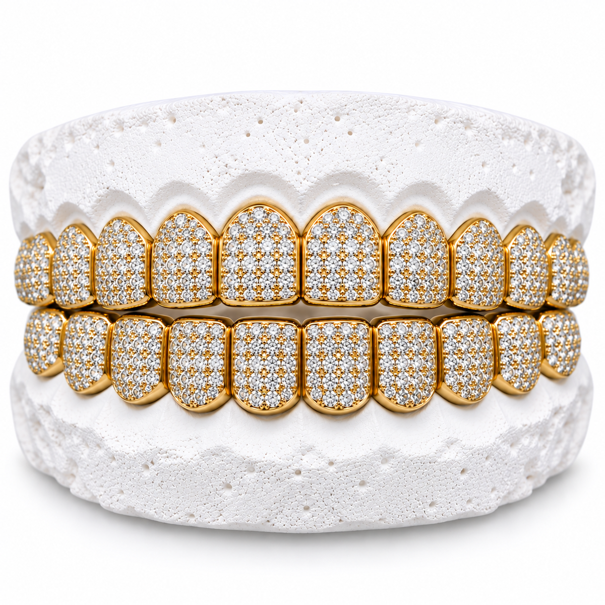 10K TEETH STRAIGHT SET GRILLZ