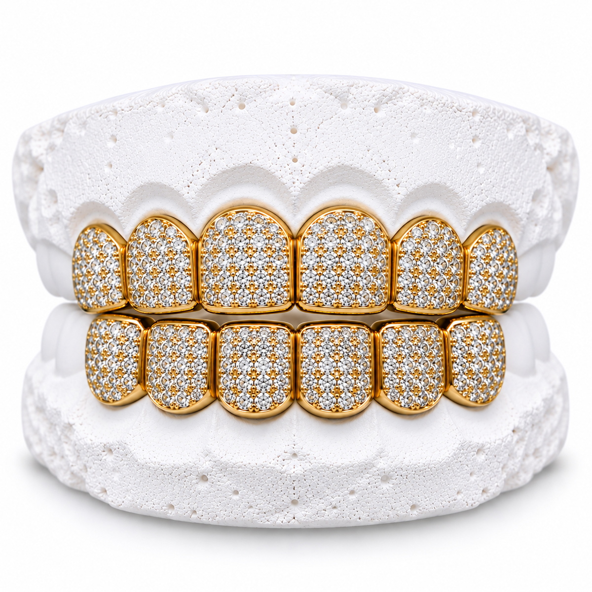 10K TEETH STRAIGHT SET GRILLZ