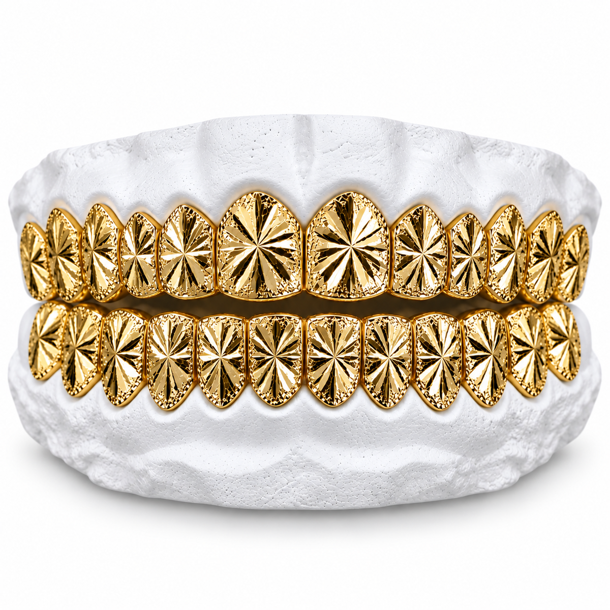 Starburst Cut Gold Grill