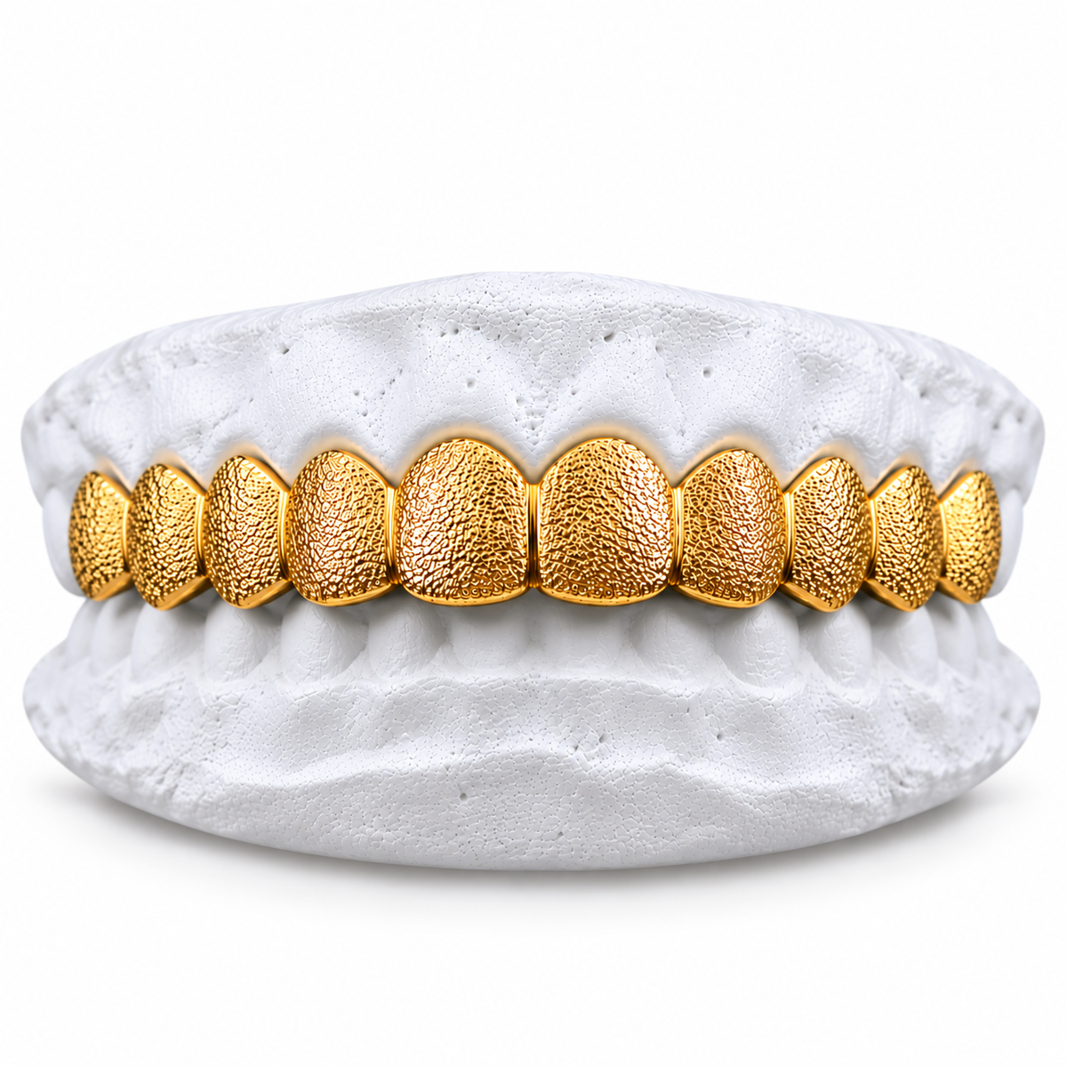 10K Diamond Dust Gold Grill
