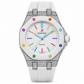 AM AP Royal Pop w/ 925 Moissanite Band