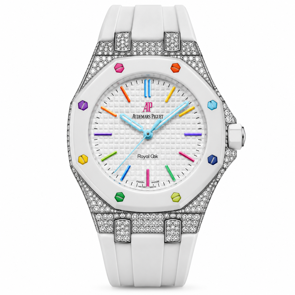 AM AP Royal Pop w/ 925 Moissanite Band